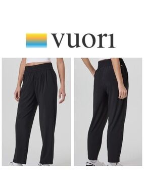 Vuori Villa Ankle Black Pants